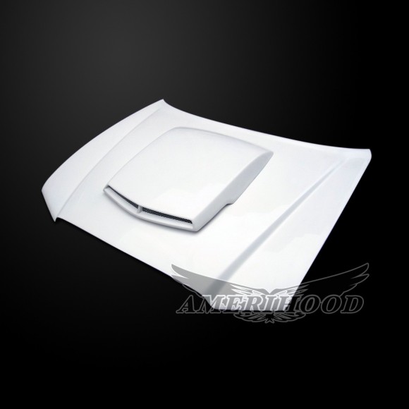 Amerihood Fiberglass TA Style Hood 11-14 Dodge Charger - Click Image to Close